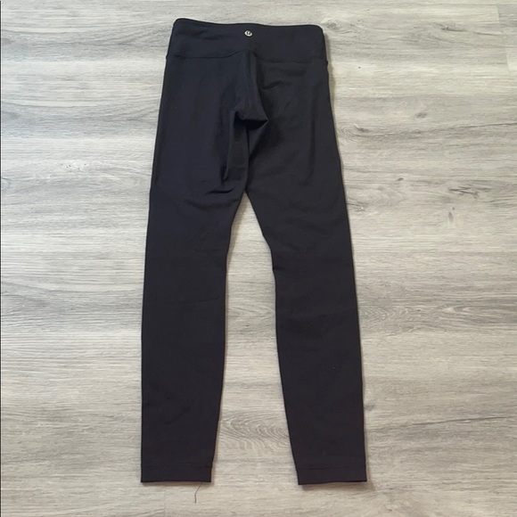 Lululemon Wunder Under Pant Black Size 2 - Picture 1 of 3